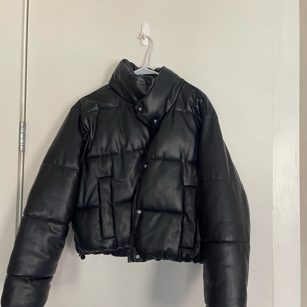 Zara Black Puffer Jacket